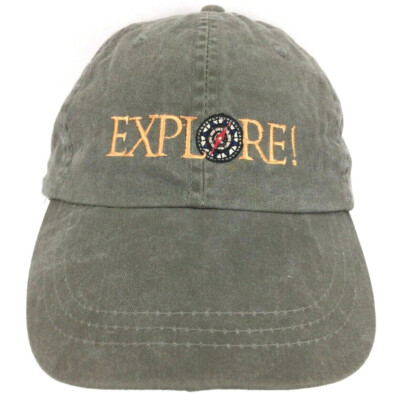 Explore Hat Compass Logo Cap Mountains Hike Fish Camp Strapback Baseball Trucker