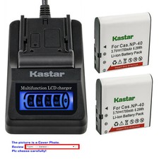 Kastar Battery LCD Quick Charger for Kodak LB060 Kodak PixPro AZ251 PixPro AZ361