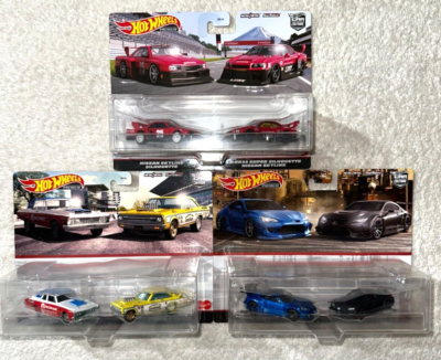 3x HOT WHEELS PREMIUM CAR CULTURE NISSAN SKYLINE / SUBARU / LEXUS