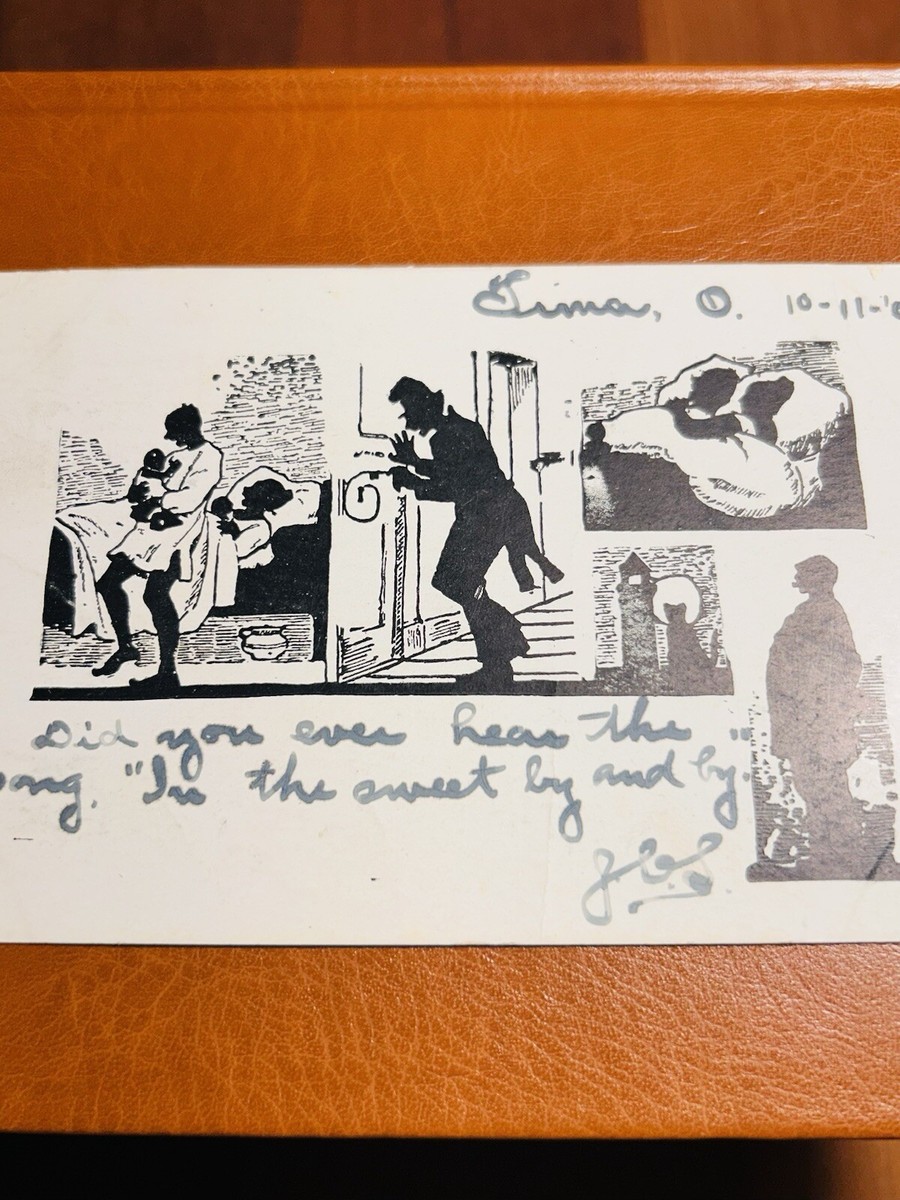 Antique Postcards with Stamps 1906-1909 - Excellent