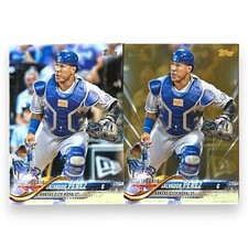 Salvador Perez - 2018 Topps Gold All-Star 017/2018 Royals  + Bonus Base Card