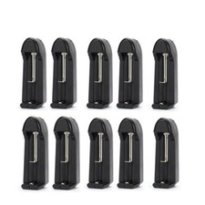 10pcs Smart Battery Charger For 16340 14500 18650 Rechargeable Li-ion Batteries