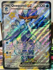 Pokemon Quaquaval ex SVP 084 Paldean Fates Shiny JUMBO/OVERSIZED Promo