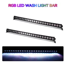 RGB Wall Wash Light 24LED DMX Stage Color Mixing Strip Bar Party DJ Disco Lamp
