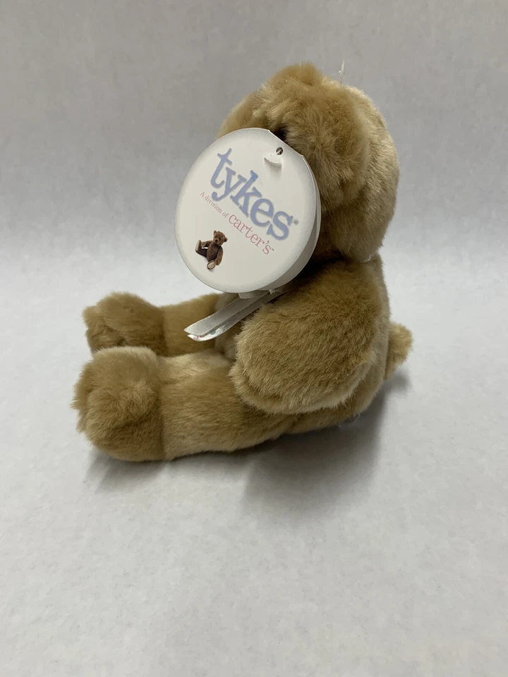 Vintage 2002 Carters Tykes Cuddly Soft Brown Baby Bear Stuffed Plush - Image 3 of 4