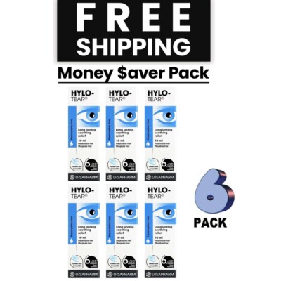 Hylo-Tear Long Lasting Eye Drops 10ml PACK OF 6