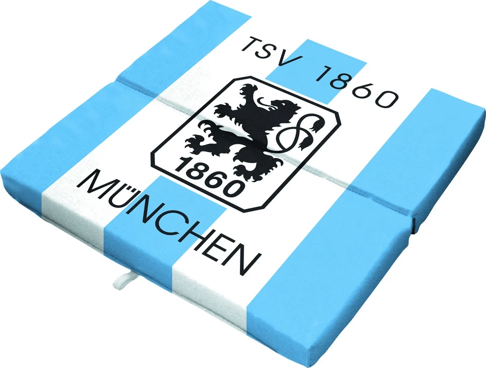 SITZKLAPPKISSEN KLAPPKISSEN KISSEN TSV 1860 MÜNCHEN Fahne NEU