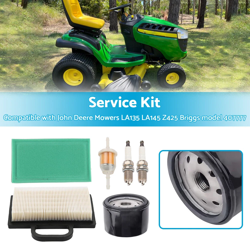 Service Kit Suitable For John Deere Mowers LA135 LA145 Z425 Briggs