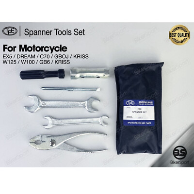 Spanner Tools Kit Genuine Spare Part Set Motorcycle C70 GBO 6 in 1  Wave 100