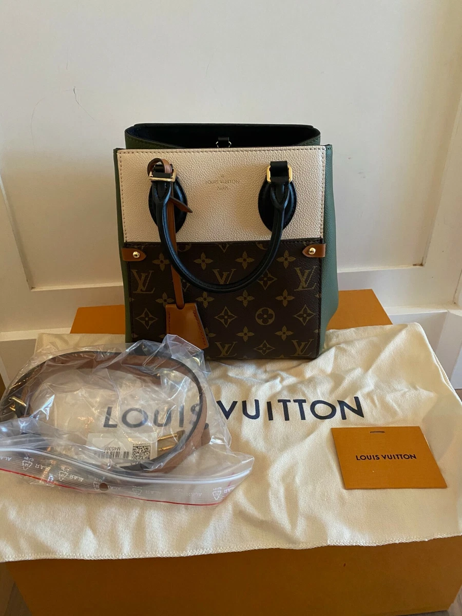 NWT Louis Vuitton Fold Tote Monogram Canvas and Leather PM with