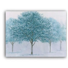 Peaceful Grove Framed Canvas Stretched Ready to Hang 50x40 Home decor Gift.