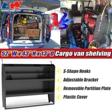 52"W Van Shelving Storage for Transit Connect,Chevy City Express,Promaster City