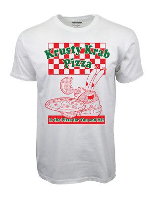 NICKELODEON SPONGE BOB KRUSTY KRAB PIZZA T SHIRT