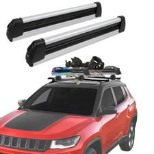 Ski Snowboard Top Roof Rack Carrier Mount Cro...