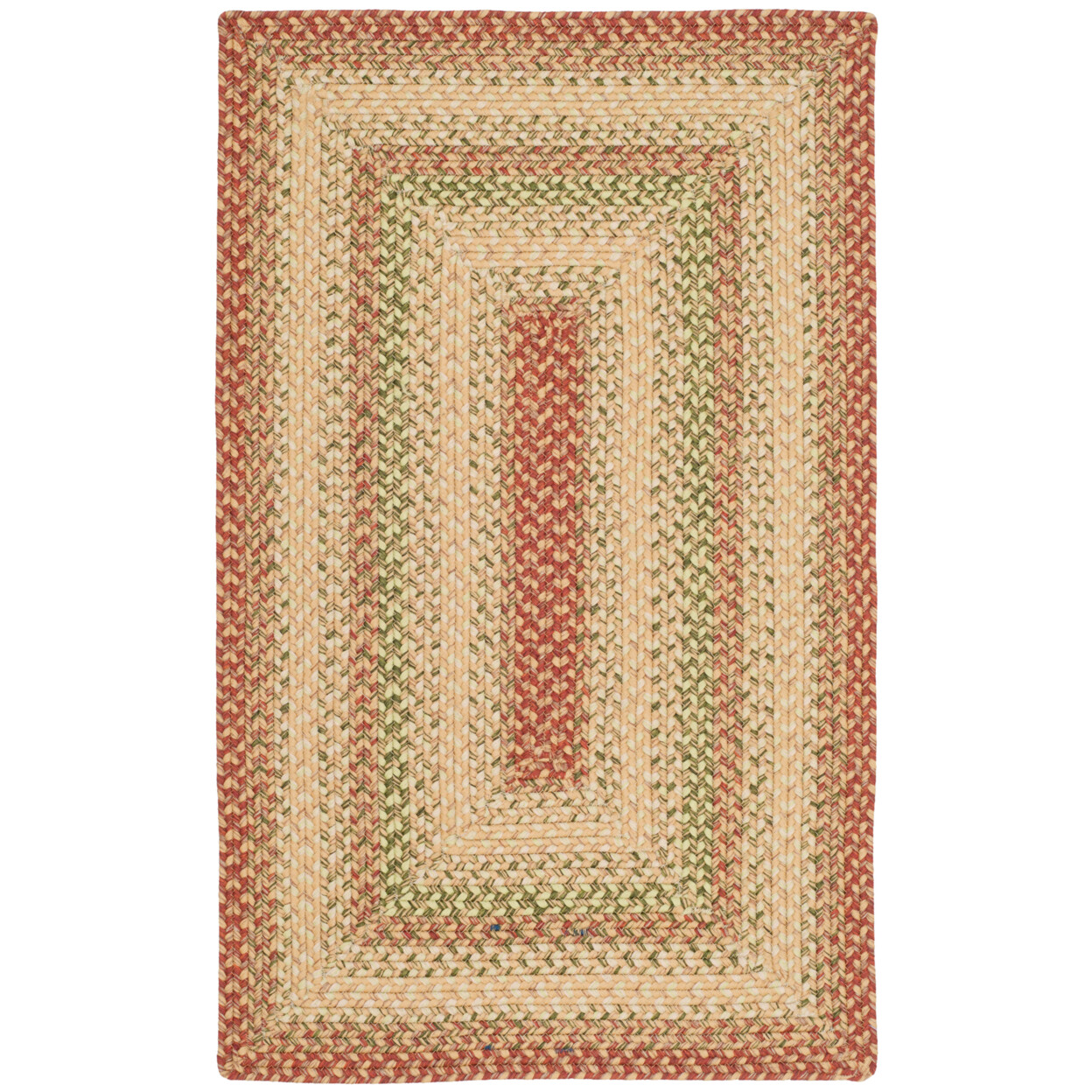 SAFAVIEH Braided BRD303A Handwoven Rust / Multi Rug | eBay