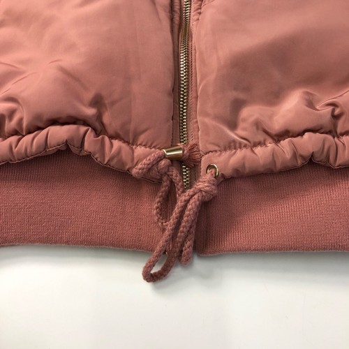 Ci Sono Originals Women's Rose Pink Puffer Bomer Jacket Large - Picture 5 of 11