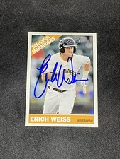 Erich Weiss 2015 Topps Heritage Minors #67 Bradenton Marauders Auto Signed Card
