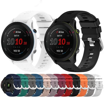 Bracelet montre 22MM Silicone pour Garmin Forerunner255/255 music Sport Watch