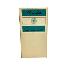 Vintage Charmwick Chocolate Candle 3" Pillar Candle In Box