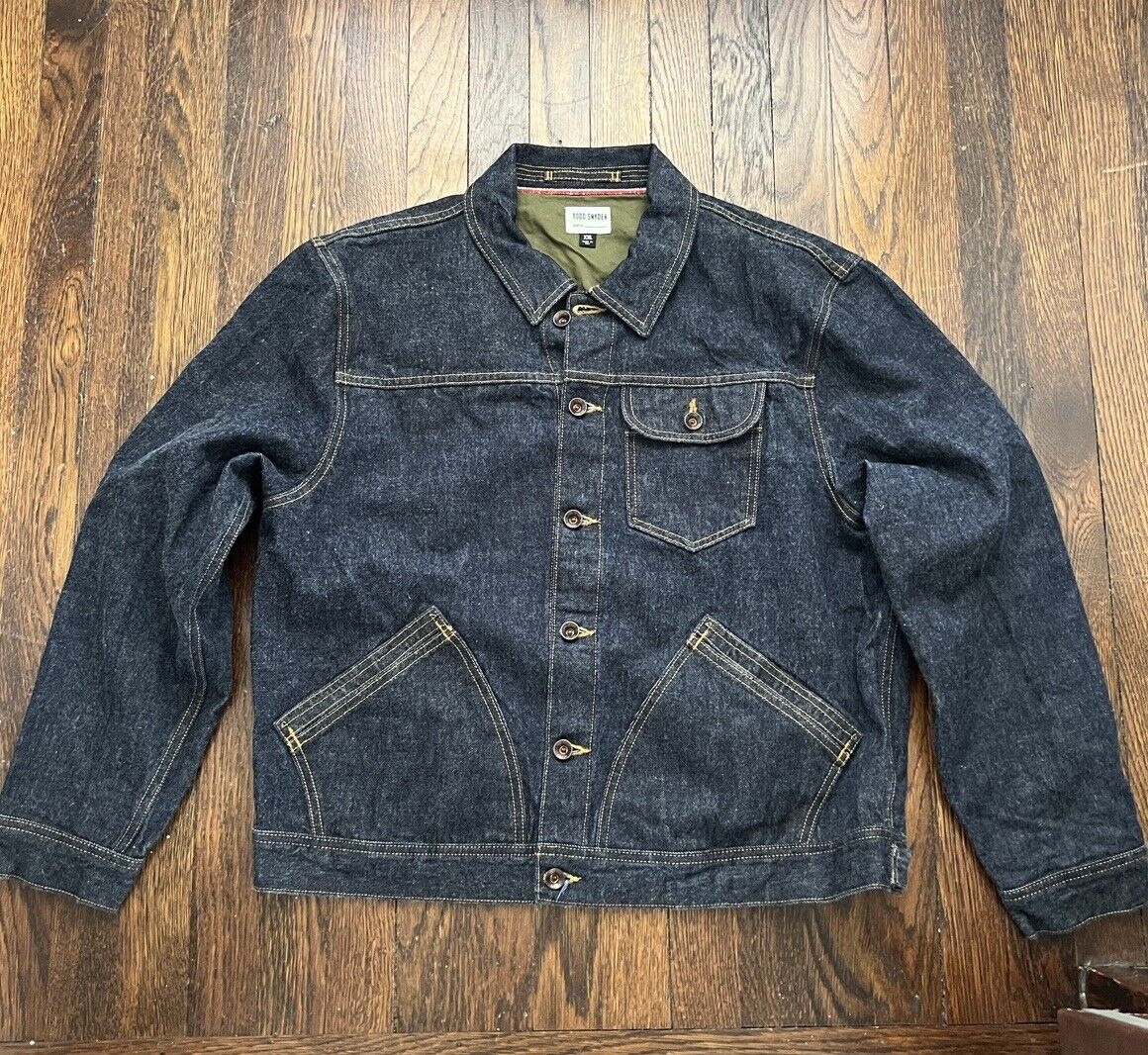 Todd Snyder RARE Limited Edition Rigid Selvedge Denim Jacket Todd Snyder RARE Limited Edition Rigid Selvedge Denim Jacket