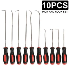 10pcs Hook & Pick Set Mechanics Garage Tool Hose Puller O Ring Seal Remover Tool