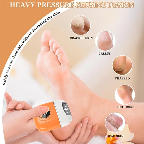 Digital Electric Foot Grinder File Callus Dead Skin Remover Pedicure Tool US - Picture 9 of 11