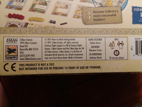 VALLETTA Board Game -Brand NEW - 2017 - - Picture 4 of 4