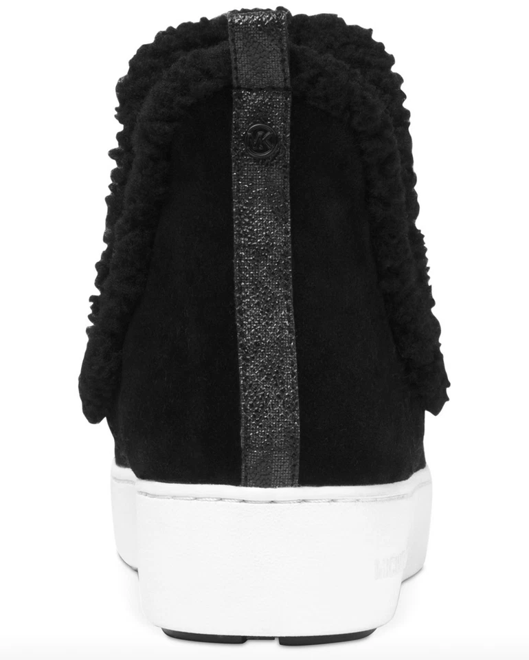 Nuevo MICHAEL KORS Talla 5 EE. UU. Ashlyn Gamuza Piel de Oveja Interior Botas Tenis Negro NUEVO Foto 4 de 4