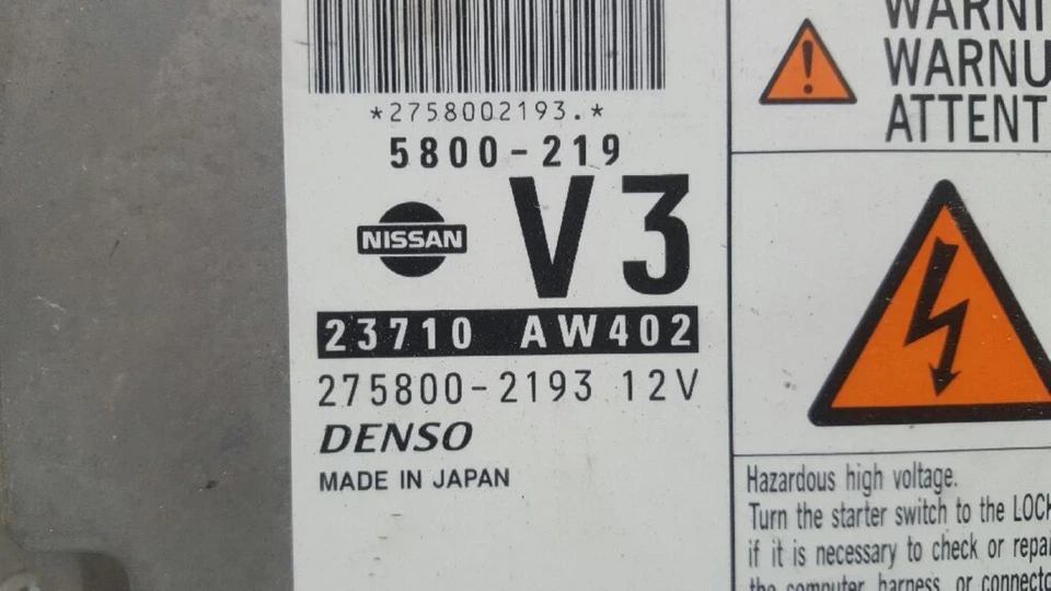 23710AW402 Centralina Motore per NISSAN PRIMERA TRAVELLER (P12) Acenta 2114911 - Immagine 4 di 4
