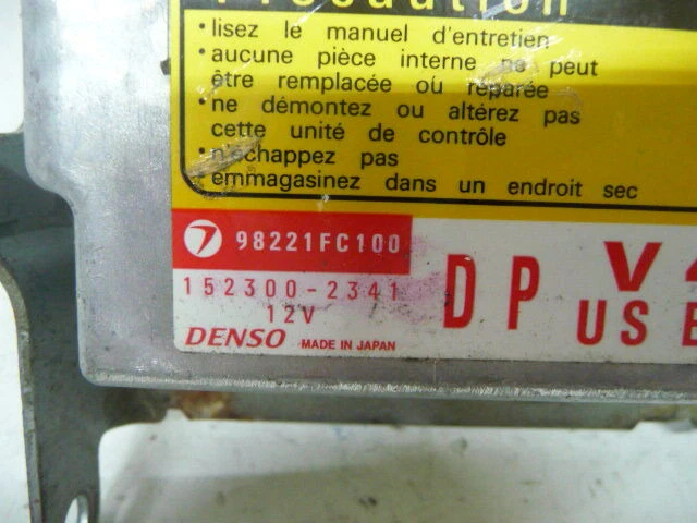 NY594-13 GARANTÍA OEM 1999 2000 SUBARU FORESTER SRS MÓDULO DE CONTROL DE SEGURIDAD Foto 2 de 2