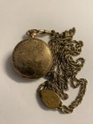 1902 Elgin Hunter Case GF Pocket Watch Size 0s 7 Jewel With Chain & Fob
