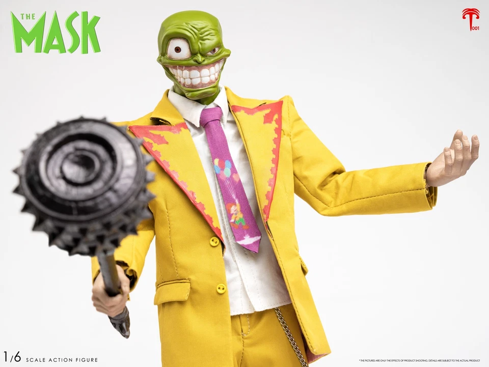 Figura de acción XT001 The Mask Stanley Ipkiss 12 pulgadas muñeca masculina modelo versión A Foto 4 de 4