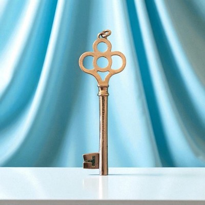Original Tiffany & Co. Kronenschlüssel Sterling Silber 925 Skelett Schlüssel selten ausgemustert 