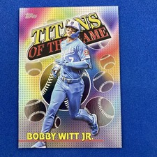 Bobby Witt Jr. 2026 Topps Titans of the Game Insert #16 Kansas City Royals