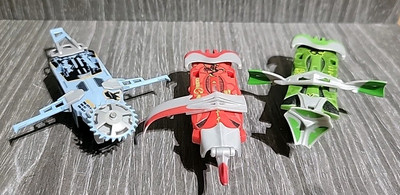 HEXBUG Nano Warriors Set Of 3 - Virida, Bionkia, Caldera - Rare 2012 - Loose HTF