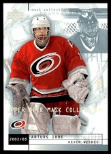 2002-03 Upper Deck Mask Collection Arturs Irbe/Kevin Weekes Carolina Hurricanes