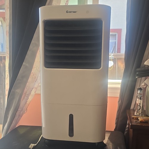COSTWAY Portable Evaporative Cooler, Remote, Timer, Oscillation, 2000+ CFM