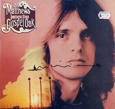 MUSICIAN Iain Matthews autograph, IP signed vinyl record cover