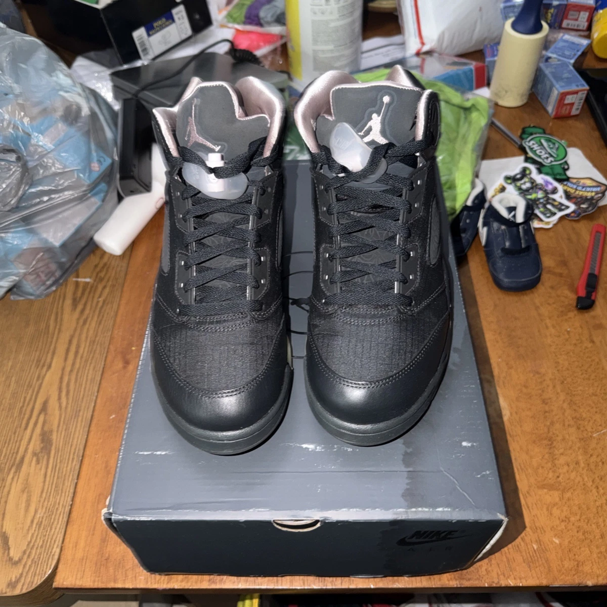 Size 8.5 - Paris Saint-Germain x Air Jordan 5 Retro Off Noir 