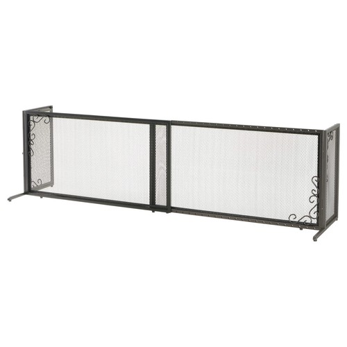 USA - Freestanding Metal Mesh Pet Gate Large (94947) (Antique Bronze)
