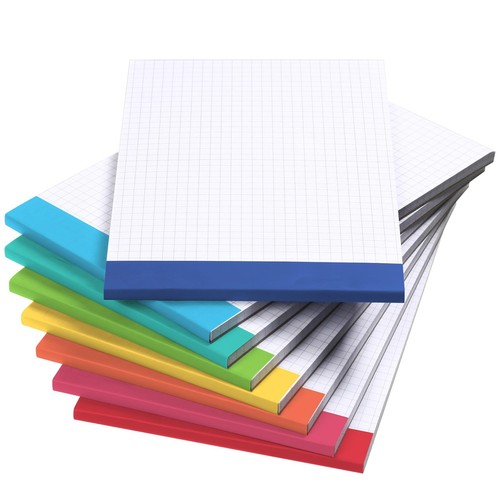 Small Graph Paper Notepad 5 x 8 Inch Mini Notebook Double Sided Memo Pads Poc...