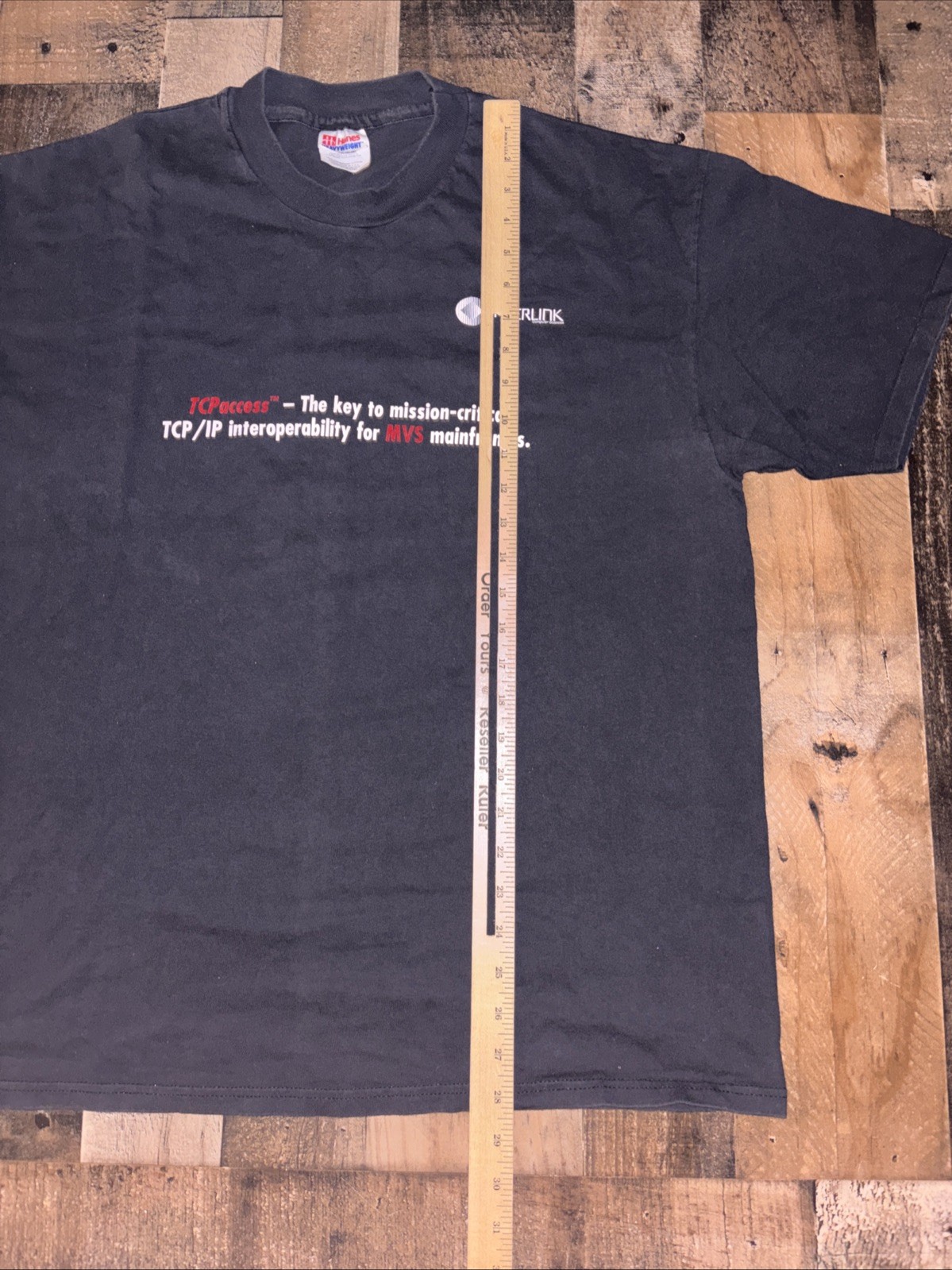Vtg Y2k Tech Interlink Computer Science Mens T-Sh… - image 4