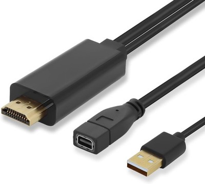 HDMI to Mini for Display Port Converter Adapter Cable 4K HDMI Male for Mini Port