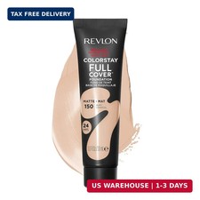 Revlon ColorStay Full Cover Longwear Matte Foundation, Heat  Sweat Resistant Li