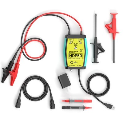 Oscilloscope Probe Kit HDP50 Differential Active 1400V 100MHz 50X/500X