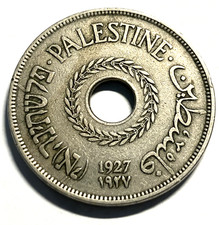 elf Palestine British 20 Mils 1927  D122