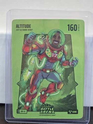 2026 Bo Jackson Battle Arena Altitude Altidore Green Battle Foil Glow GBF-47