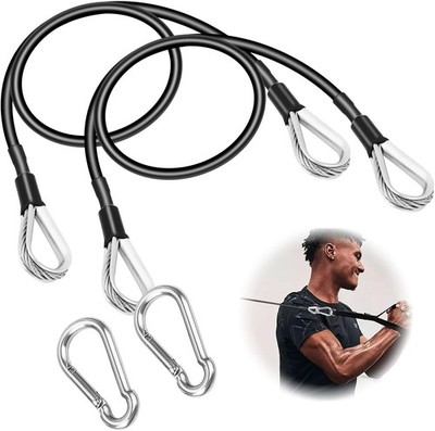 Cable Attachments for Gym 2PCS Gym Cable Extension Compatible with Gym