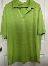 C9 by Champion Mens Golf Polo Shirt Size L Lime Green Duo Dry