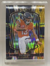 🚨 2025 Select - Pat Bryant (RC) - Green & Yellow Shock Prizm - Broncos 🚨